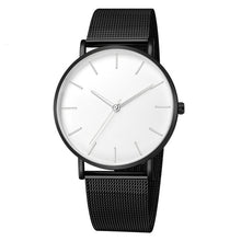 Load image into Gallery viewer, Minimalist black wristwatch