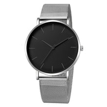 Load image into Gallery viewer, Minimalist black wristwatch