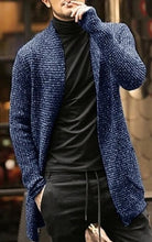 Load image into Gallery viewer, Black Men's Winter Cardigan
