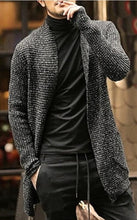 Load image into Gallery viewer, Black Men's Winter Cardigan
