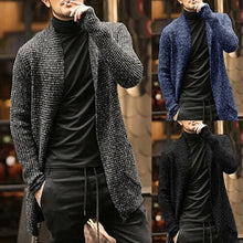 Load image into Gallery viewer, Black Men's Winter Cardigan
