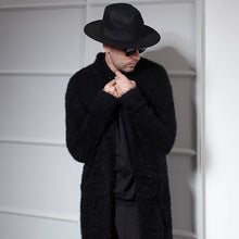 Load image into Gallery viewer, European Style men's black cardigan
