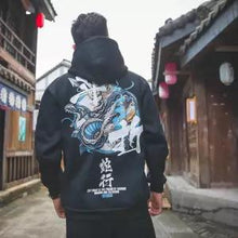 Load image into Gallery viewer, Traditional style Japanese Harajuku Hoodie for Men
