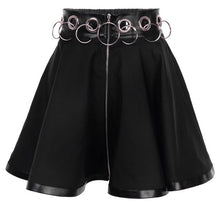 Load image into Gallery viewer, Dark gothic steampunk Women's mini skirt
